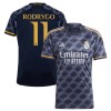 Camiseta de fútbol Real Madrid Rodrygo 11 Segunda Equipación 23-24 - Hombre